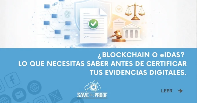 ¿BlockChain o eIDAS? - Nuevo Post Blog www.SaveTheProof.com