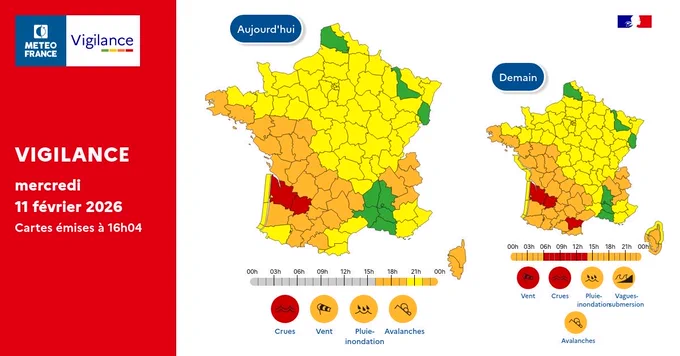 Tempête et vigilance rouge