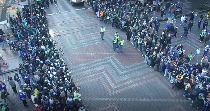 A busy Westlake and 4th