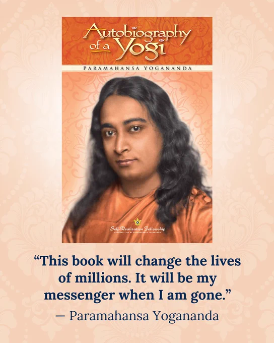 “This book will change the lives of millions. It will be my messenger when I am gone.” — Paramahansa Yogananda 
 
“Autobiography of a Yogi” by Paramahansa Yogananda was honored as one of the “100 Best Spiritual Books” of the 20th century. Now translated into more than 50 languages, this masterpiece of universal spirituality continues to touch millions of readers around the globe. 

Discover or rediscover “Autobiography of a Yogi” today: yogananda.org/autobiography 
 
And let us know in the comments: What does “Autobiography of a Yogi” mean to you? 
