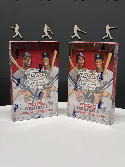 Two 2026 Topps Series 1 Hobby Boxes