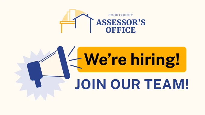 Cook County Assessor's Office
We are hiring! Join our team!