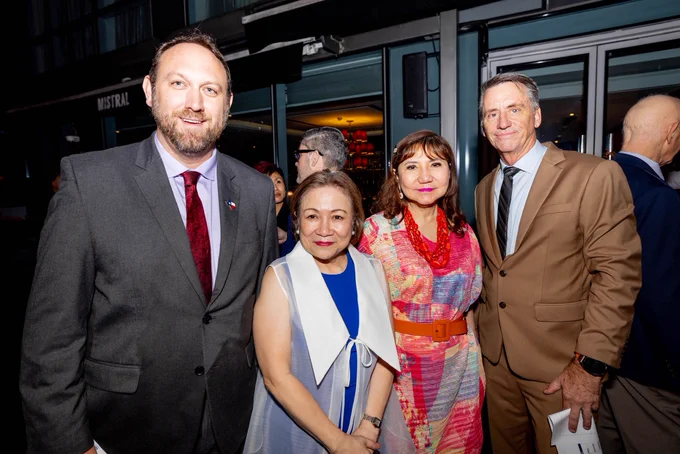 U.S. Embassy Senior Commercial Officer Paul Taylor and guests.