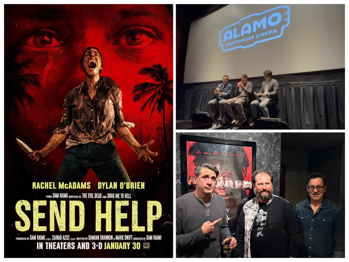 SEND HELP special @DrafthouseLA screening plus Q&A with screenwriters @shannonandswift