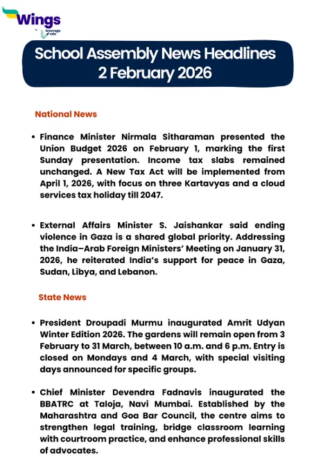 National and State News for 2 February 2026