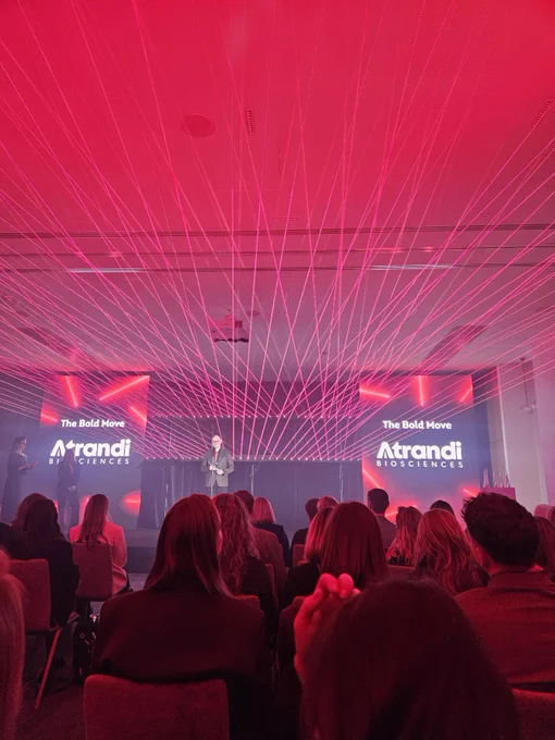 Atrandi Biosciences receives the ‘Bold Move’ award at the Tech Fusion Awards in Vilnius, Lithuania