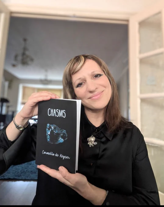 Carmella de Keyser and her second collection Chasms.