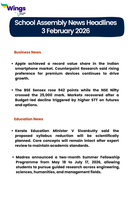 Business and Education News 3 February 2026