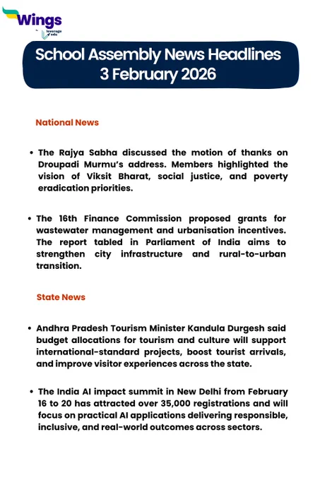 National and State News 3 February 2026