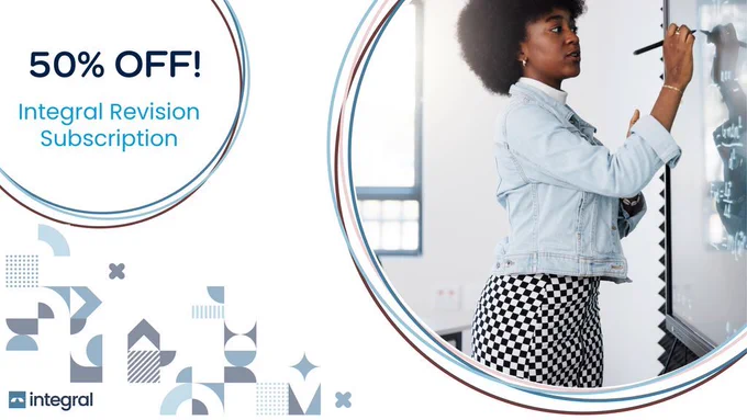 50% off your Integral revision subscription for 2026