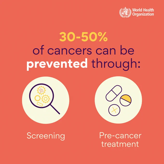 Screening is an important element of comprehensive cancer prevention and control. When was the last time you did a cancer screening?