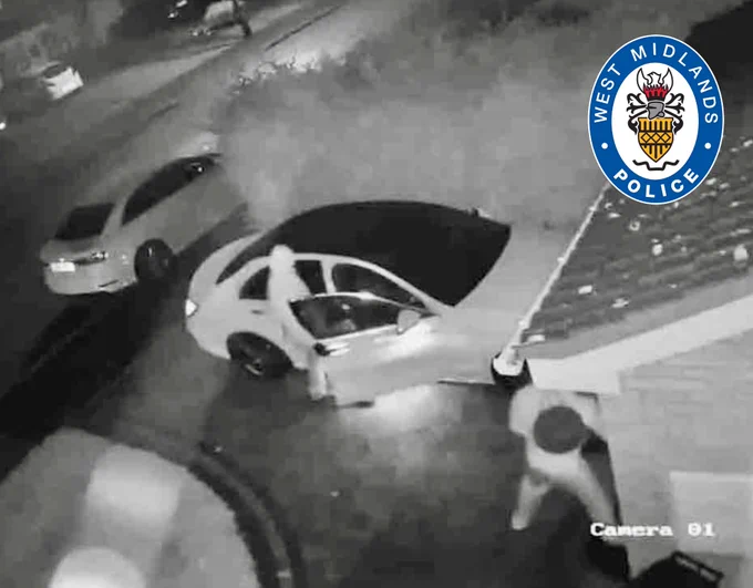 A car theft stock image