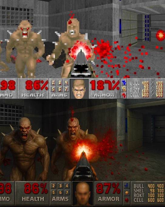 Doom original upscaled