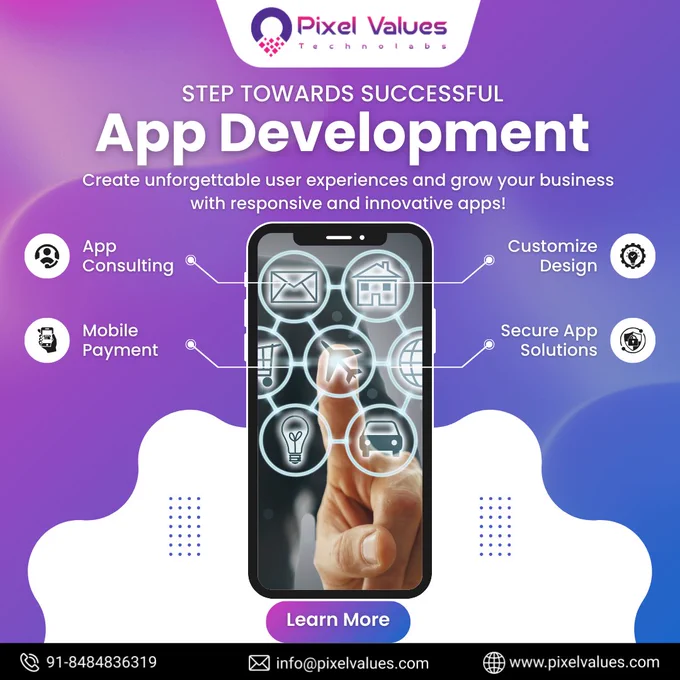 Turn your ideas into powerful mobile applications that engage users and grow your business.
Our expert team builds secure, scalable, and user-friendly apps tailored to your goals.

📱 Custom Mobile App Development for Android & iOS
🎨 UI/UX-focused designs for better user experience
⚡ High-performance, scalable & secure app solutions
🛠️ End-to-end app consulting, development & support

#MobileAppDevelopment #AppDevelopmentCompany #PixelValuesTechnolabs #DigitalSolutions #TechSolutions #DigitalTransformation