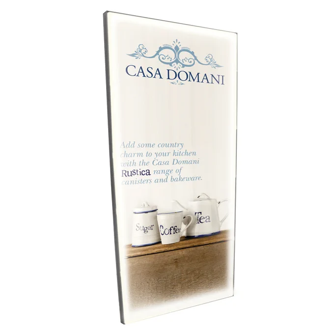 Fabric Stretch Light Box 45mm profile is a make to order aluminium frame intended for wall mounting to accommodate a cloth print to create a frameless appearance. The system includes LED edge lighting and power supply. FSF