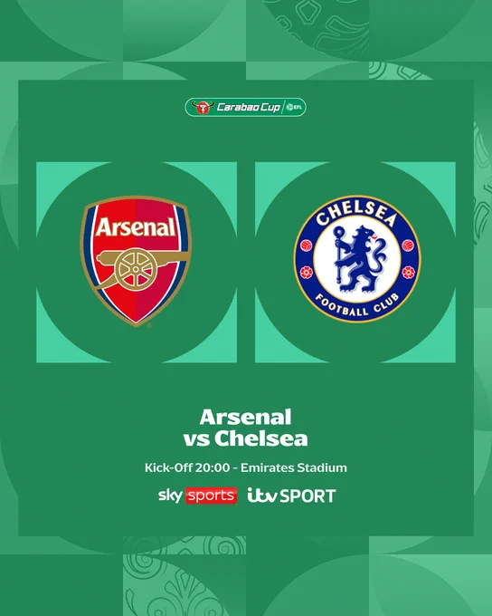 Arsenal vs Chelsea - KO 20:00 - Watch live on Sky Sports and ITV1