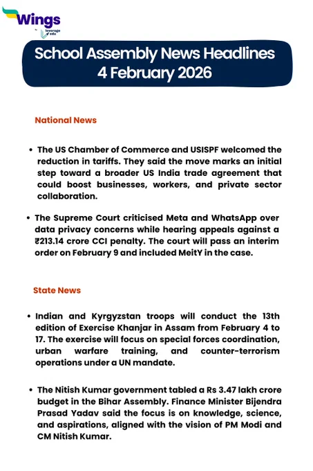 National and State News 4 February 2026