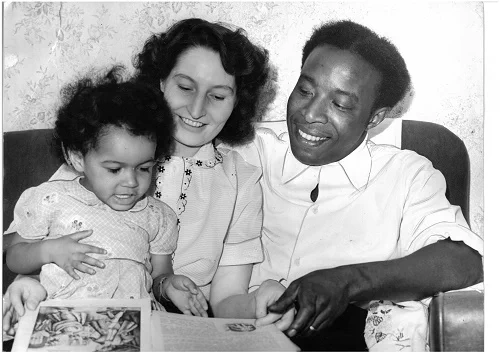 Rupert and Marguerite Allen and their daughter Pearl, in September 1955. Rupert was one of the first arrivals in Wolverhampton on the Empire Windrush. Picture courtesy Wolverhampton City Archives.