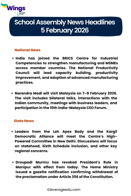 National and State News Headlines 5 February 2026