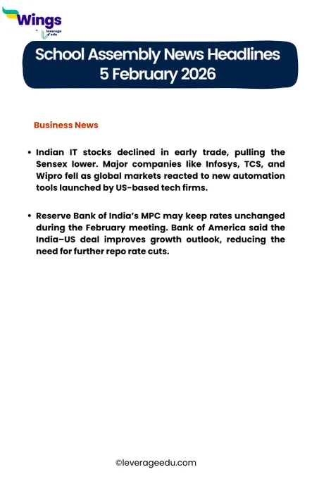 Business News Headlines 5 February 2026