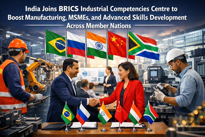 India Joins BRICS Industrial Competencies Centre
