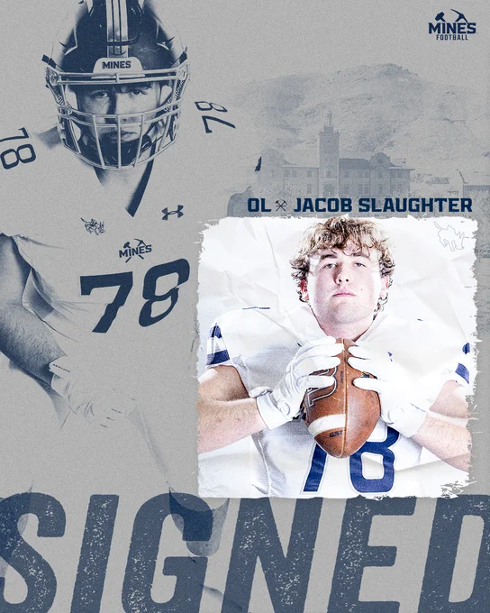 Signed: OL Jacob Slaughter