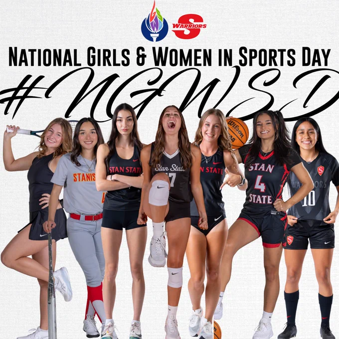Stan State celebrates National Girls and Women in Sports Day.