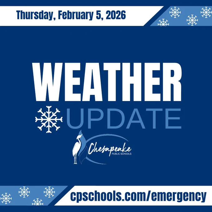 weather Update graphic. all info in text