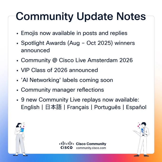 Community update notes | January
