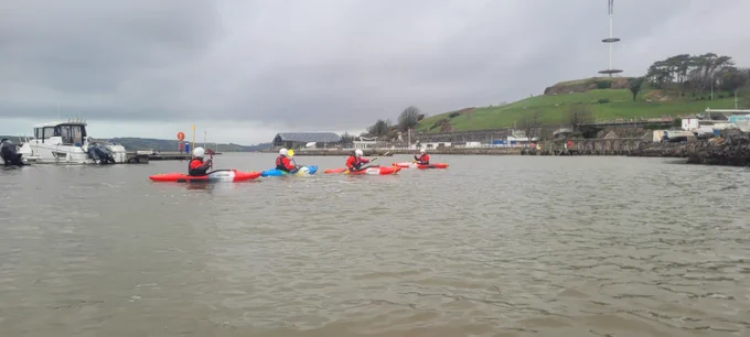 Trainees visit HM Naval Base Devonport, HMS Drake, where PT staff delivered an action-packed day of kayaking and teamwork, challenging them physically and mentally while strengthening communication skills.
