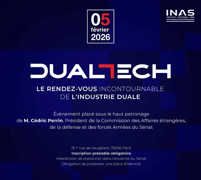 Ce soir, Whaller sera au rendez-vous à l’événement DualTech Tech organisé par l'INAS - Institut National des Affaires Stratégiques France.

Avec Thomas, Suzanne… et votre humble serviteur 😊

L’occasion d’échanger autour des enjeux de #SouverainetéNumérique, de #Tech et de coopérations concrètes entre acteurs engagés.

Si vous êtes sur place, n’hésitez pas à venir nous dire bonjour, toujours un plaisir de mettre des visages sur des convictions partagées 😉.

👉 https://inas-france.fr/dual-tech/

À tout à l’heure !