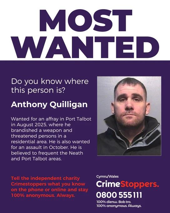 
The reward will only be payable for information passed directly to Crimestoppers and not to the police. A reward code must be asked for when calling us on 0800 555 111. If you contact our charity via our online form anonymously, the 'keeping in contact’ facility must be used, and a reward code must be requested on your initial contact with us.