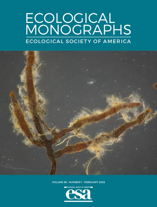 Cover of the February 2026 issue of Ecological Monographs
