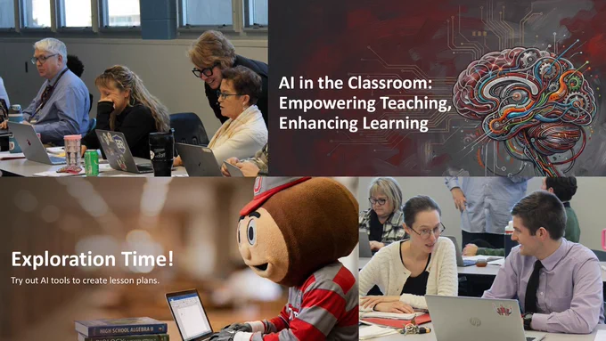 AI in the Classroom: Empowering Teaching, Enhancing Learning; Bishop Ready High School faculty explored using AI to create lesson plans.