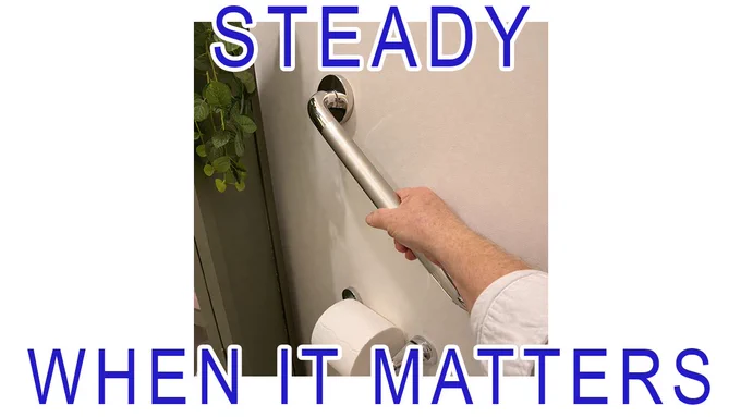 A grab bar makes you steady when it matters.