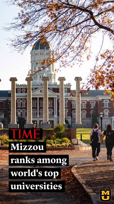 TIME: Mizzou ranks among world's top universities.