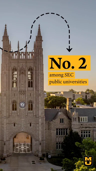 No. 2 among SEC public universities.
