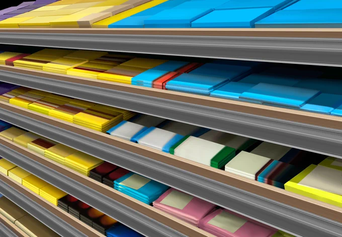 "When OCD goes grocery shopping and the brands decide to take a day off."

https://www.shutterstock.com/g/Hitra?rid=193867524&utm_medium=nativeapp&utm_source=ctrbreferral-link

#MinimalistDesign #mockup #shutterstock #ColorGradient #Shelfie #VisualArts #retail #graphicdesign #brandless  #Chocolate #Patterns #Retaildesign #packagingdesign