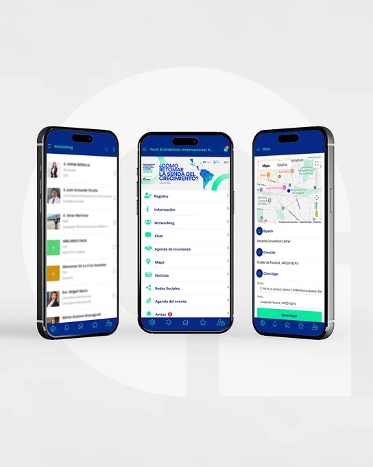 98% de adopción de la app en un foro internacional
caso de éxito app para eventos de Eventool