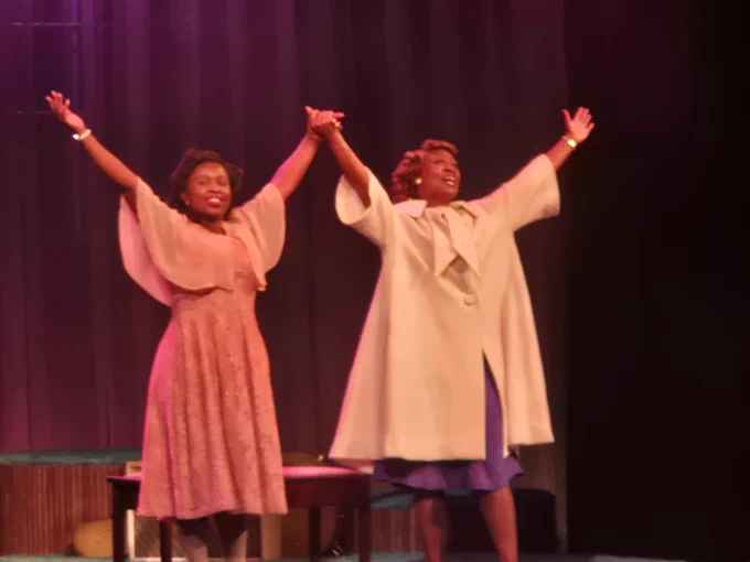 Ntombizodwa Ndlovu (l) and Beverley Knight (r) in Marie & Rosetta, which is heading for the West End.  Photo: Toni McDonald