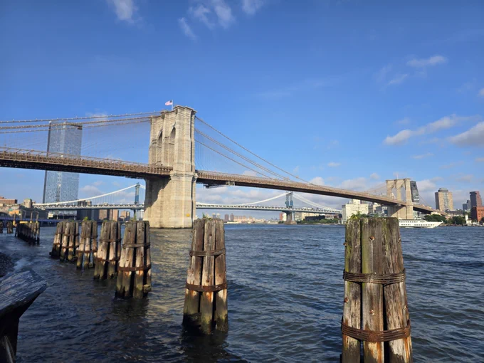 Die Brooklyn Bridge.