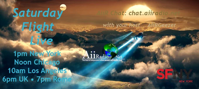 AiiRadio.net Presents Saturday Flight Live ✈ https://aiiradio.net #AiiR‬ #Twitch
This Saturday, Feb 7th at 1pm New York • 10am L.A. • 6pm UK • 7pm Rome • 8pm Helsinki🕐
Featuring spectacular music from the likes of Ballsqueezer, Coldspell, Orion's Reign, The Space Sharks, Hellbender, Resolution 13, Blizzen, Weapon UK, Far From Refuge, Crying Steel, Catalyst, Heirloom, Gaia Epicus, Atrocity, Stranger Vision, A Pale Horse Named Death, Simulacrum, Dare, Dellacoma, Red Cain, Darker Half, Spartan Warrior, Vandor, Leaflet, Junction 28, Lords of Black, Jet Jaguar, Half Life, Pertness, Follow Me Dark, Anthem アンセム, Frenzy, Hot Hell Room, Divine Weep, Chaos Divine, Tyrant, Faith & Scars, I Promised Once, BlackRain, Davey Suicide, Dying Light, The Filth Hounds, HochiminH, Hammerstar, The Defaced, Wail and more brilliant independent artists from around the globe!🌏
We hope you enjoy the flight!✈
Listen: https://aiiradio.net
AiiRadio.net #Chatzone: https://chat.aiiradio.net