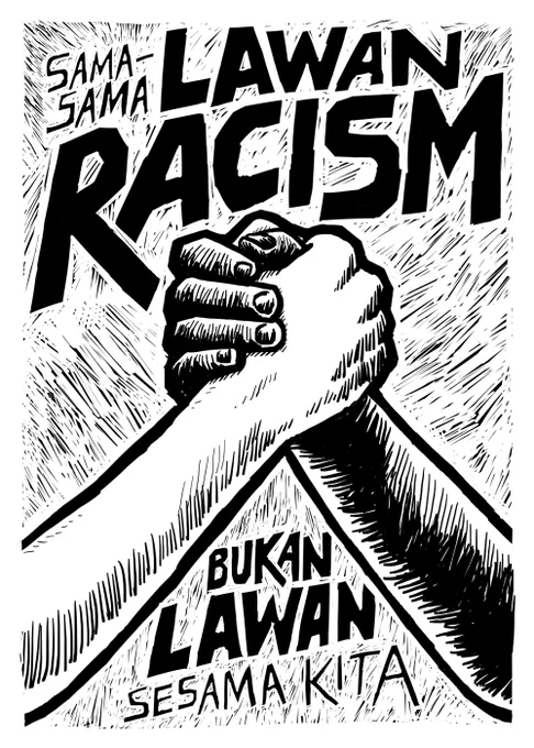 Sama-sama lawan racism, bukan lawan sesama kita. 

Racism thrives when good people remain silent.