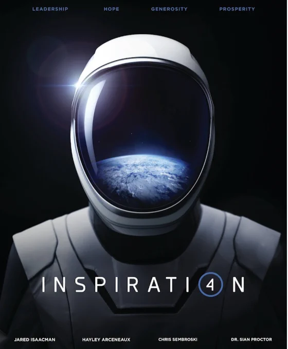 Mission poster inspiration 4 mission to space - first all commercial crew