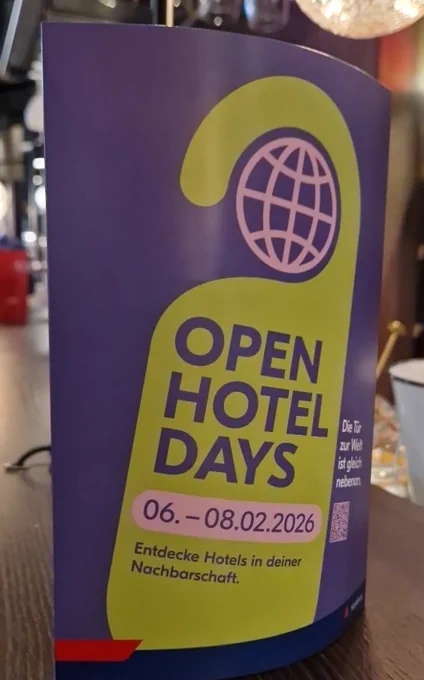 Aufsteller Open Hotel Days 