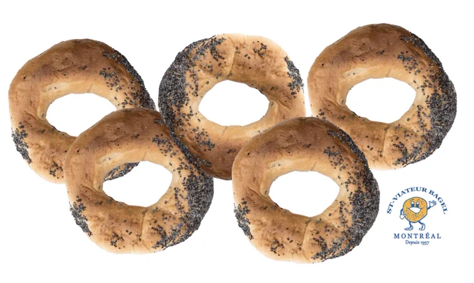 St. Viateur Bagels looking like Olympic Rings