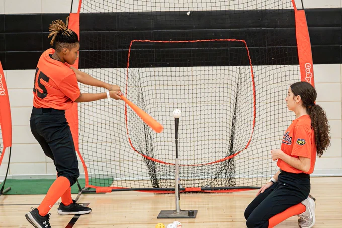 A Girls' Sports Clinic at Western High School.