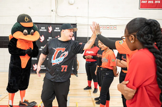 A Girls' Sports Clinic at Western High School.