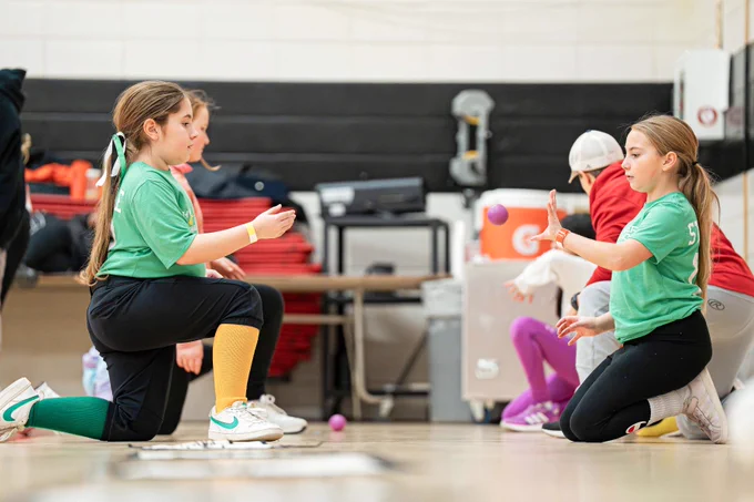 A Girls' Sports Clinic at Western High School.