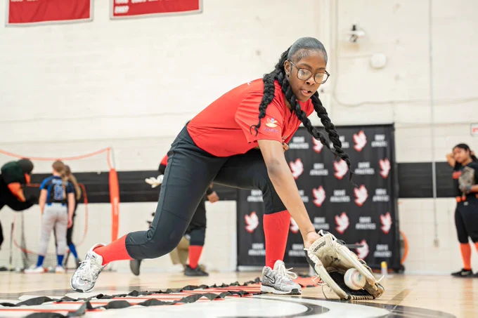 A Girls' Sports Clinic at Western High School.